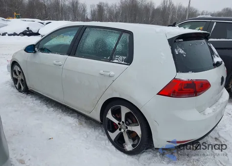 2017 Volkswagen Golf Gti S 4-Door z USA, uszkodzony, nr VIN 3VW5T7AU8HM003130